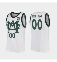Men Women Youth Toddler Michigan State Spartans Custom White 2019 Final Four Vault Mac Replica Jersey