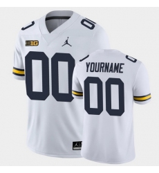 Men Women Youth Toddler Michigan Wolverines Custom College Football White Game Jersey