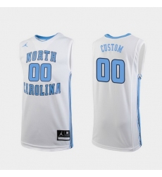 Men Women Youth Toddler North Carolina Tar Heels Custom White Replica College Basketball Jersey