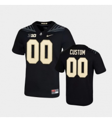 Men Women Youth Toddler Purdue Boilermakers Custom Game Football Black Jersey