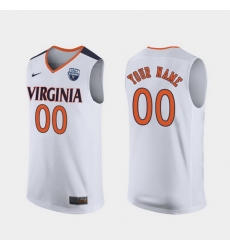 Men Women Youth Toddler Virginia Cavaliers Custom White 2019 Men Women Youth Toddler Basketball Champions Jersey