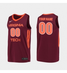 Men Women Youth Toddler Virginia Tech Hokies Custom Replica Maroon College Basketball 2019 20 Jersey