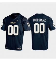 Men navy midshipmen custom 00 navy replica football jersey