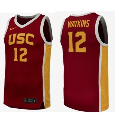 USC JuJu Watkins #12 Red Basketball Jersey