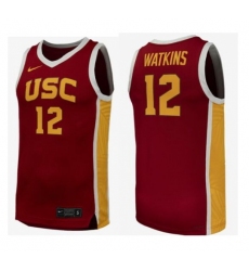 Youth USC JuJu Watkins #12 Red Basketball Jersey