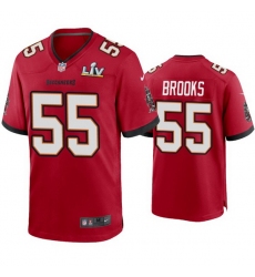 Men Derrick Brooks Buccaneers Red Super Bowl Lv Game Jersey