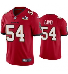 Men Lavonte David Buccaneers Red Super Bowl Lv Vapor Limited Jersey