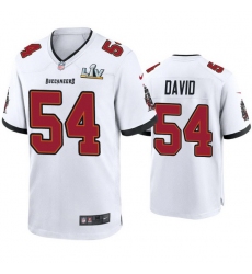 Men Lavonte David Buccaneers White Super Bowl Lv Game Jersey