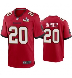 Men Ronde Barber Buccaneers Red Super Bowl Lv Game Jersey