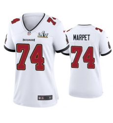 Women Ali Marpet Buccaneers White Super Bowl Lv Game Jersey