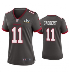 Women Blaine Gabbert Buccaneers Pewter Super Bowl Lv Game Jersey