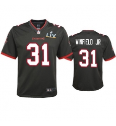 Youth Antoine Winfield Jr. Buccaneers Pewter Super Bowl Lv Game Jersey