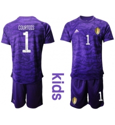 Kids Belgium Short Soccer Jerseys 028