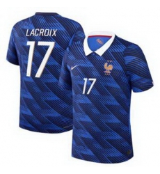 Youth 17Maxence Lacroix France Jersey 2 Youth 17Maxence Lacroix France Jersey 2