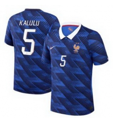 Youth 5Pierre Kalulu France Jersey 2 Youth 5Pierre Kalulu France Jersey 2