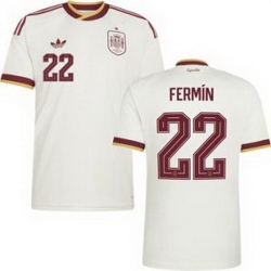 Youth 22 Spain Fermin Lopez World Cup 2026 Away Replica Jersey   2