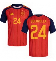 Youth 24 Spain Marc Cucurella World Cup 2026 Away Replica Jersey   1