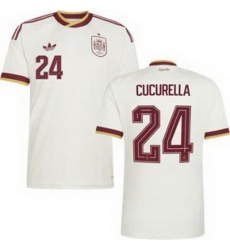 Youth 24 Spain Marc Cucurella World Cup 2026 Away Replica Jersey   2