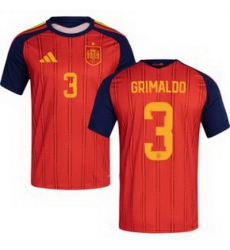 Youth 3 Spain Alejandro Grimaldo World Cup 2026 Away Replica Jersey   1