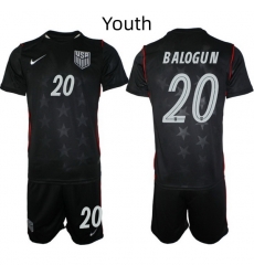 USA FIFA World Cup 2026 Navy Blue Soccer Jersey Folarin Balogun #20