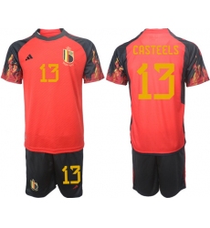 Men FIFA 2022 Belgium Soccer Jersey 012