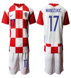 Mens Croatia Short Soccer Jerseys 018