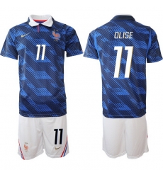 Men France 2026 FIFA World Cup Blue Soccer Jersey #11 Michael Olise Men France 2026 FIFA World Cup Blue Soccer Jersey #11 Michael Olise