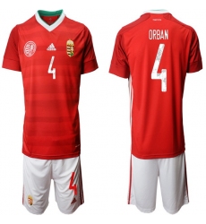 Mens Hungary Short Soccer Jerseys 006