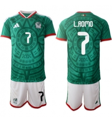 Mexicoa 2026 FIFA World Cup Soccer Jersey Green #7 L.ROMO