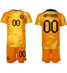 Men FIFA 2022 Netherlands Soccer Customized Jersey 007