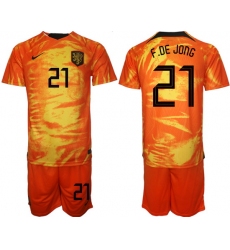 Men FIFA 2022 Netherlands Soccer Jersey 066