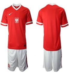 Mens Poland Short Soccer Jerseys 005