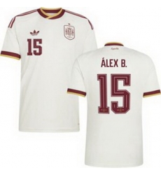 Men 15 Spain Alex Baena World Cup 2026 Away Replica Jersey 2 Men 15 Spain Alex Baena World Cup 2026 Away Replica Jersey 2
