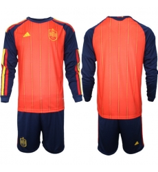 Spain 2026 FIFA World Cup Soccer Jersey Red LONG BLANK Spain 2026 FIFA World Cup Soccer Jersey Red LONG BLANK