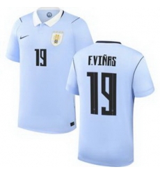 Men 19 Uruguay Federico Vinas Away Replica Jersey World   1