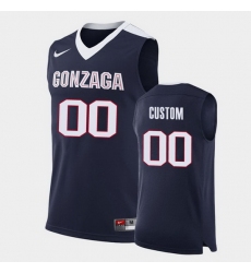 Gonzaga Bulldogs Custom Navy Home College Basketball Jersey