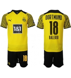 Men Borussia Dortmund Soccer Jersey 045
