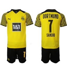 Men Borussia Dortmund Soccer Jersey 053