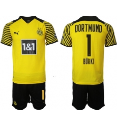Men Borussia Dortmund Soccer Jersey 057