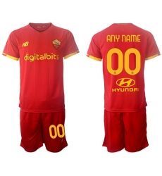 Men Roma Soccer Jerseys 002 Customized