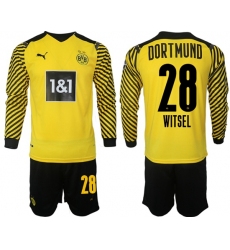 Men Borussia Dortmund Long Sleeve Soccer Jerseys 503