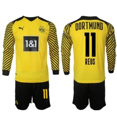 Men Borussia Dortmund Long Sleeve Soccer Jerseys 509