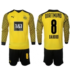 Men Borussia Dortmund Long Sleeve Soccer Jerseys 512