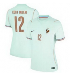 Women 12Randal Kolo Muani France Jersey 4 Women 12Randal Kolo Muani France Jersey 4