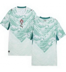 Women 0 Portugal Replica Blank Long Sleeve Away Jersey   1