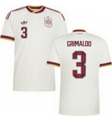 Women 3 Spain Alejandro Grimaldo World Cup 2026 Away Replica Jersey   2