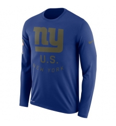 New York Giants Men Long T Shirt 002