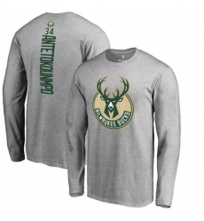 Milwaukee Bucks Men Long T Shirt 002