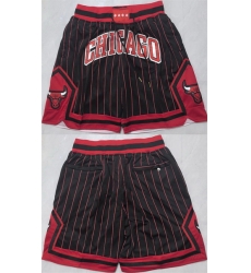 Men Chicago Bulls Black 2026 Shorts 004 Men Chicago Bulls Black 2026 Shorts 004