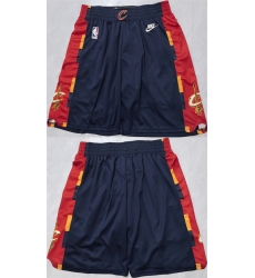 Men Cleveland Cavaliers Navy Shorts Men Cleveland Cavaliers Navy Shorts
